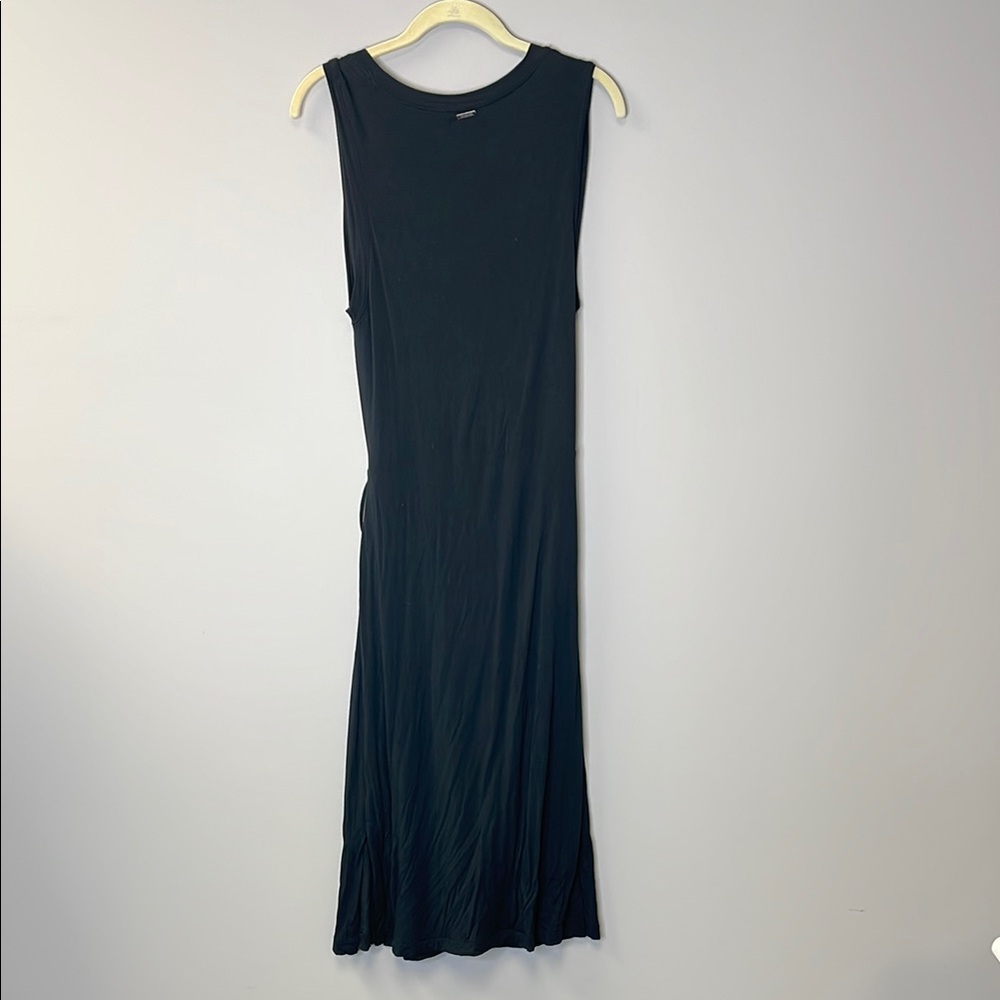 Prana Black Sleeveless Wrap Sheath Dress - Picture 6 of 6